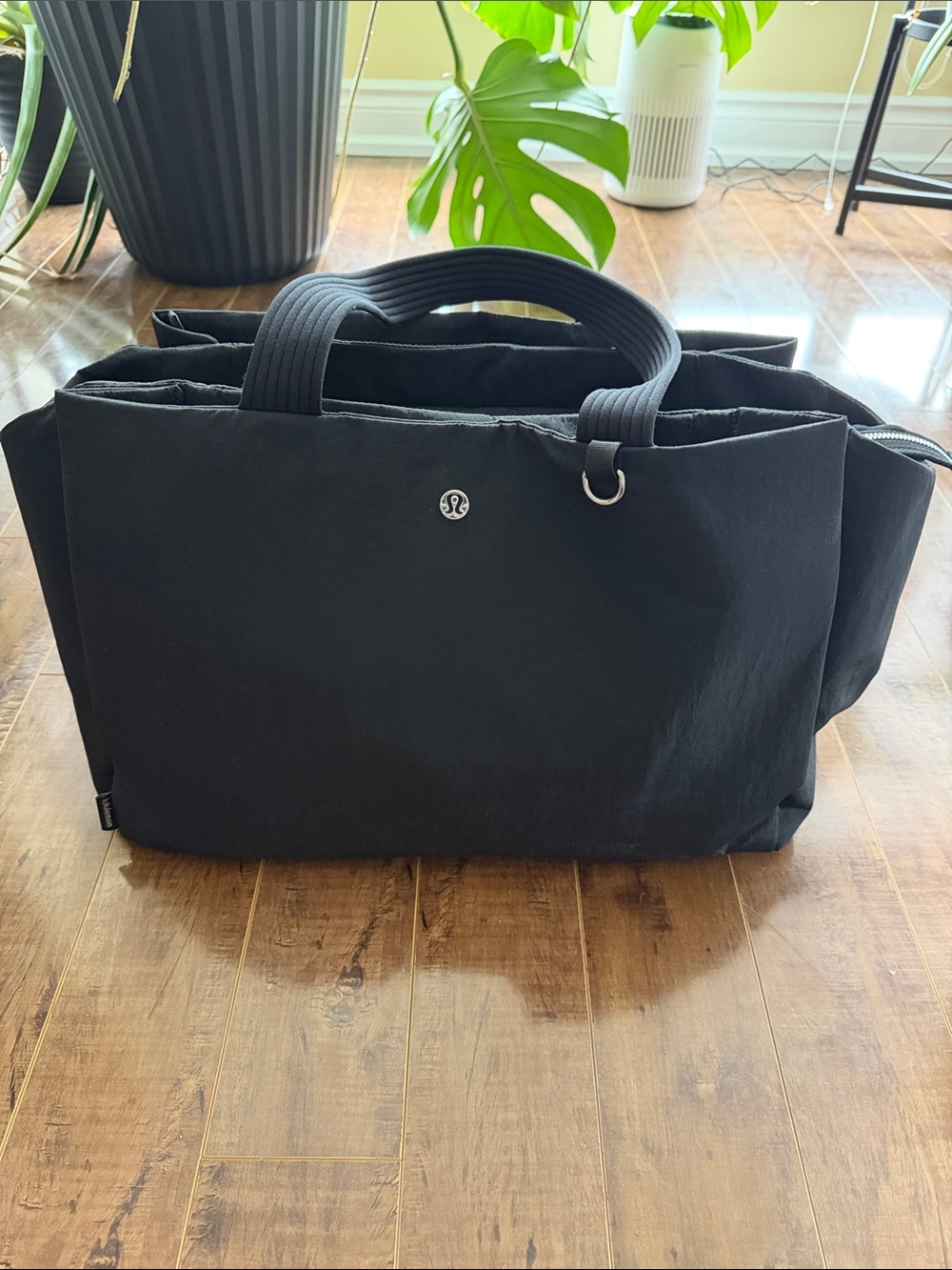 lululemon athletica Black Duffel Tote